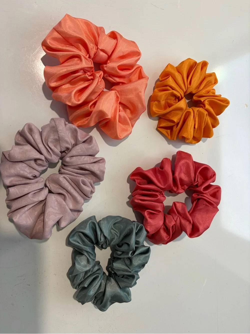 Assorted Satin Kids Scrunchies - Multicolor Pack